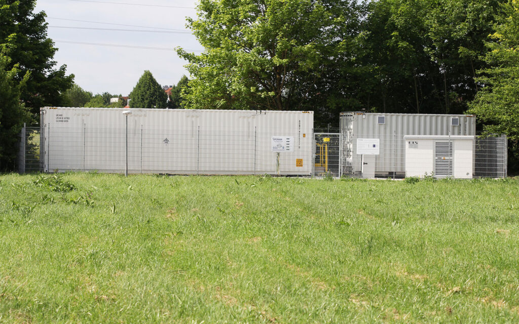 erster PRL Batteriespeicher von juniz in Garching